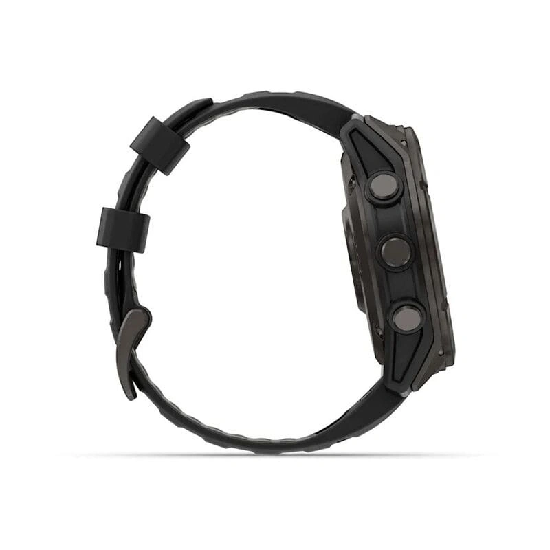 Умные часы Garmin Fenix 8 Pro 51mm, Amoled/Sapphire, Carbon Grey DLC Titanium wiht Black/Pebble Gray silicon Band (010-03199-01). Фото 6