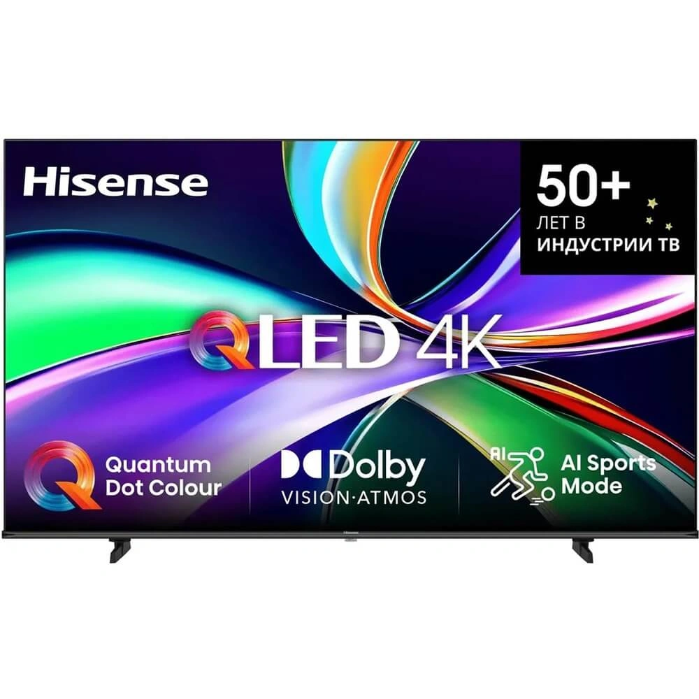 Телевизор Hisense 55E7Q (2025) 55" 4K UHD QLED Smart TV. Фото 1