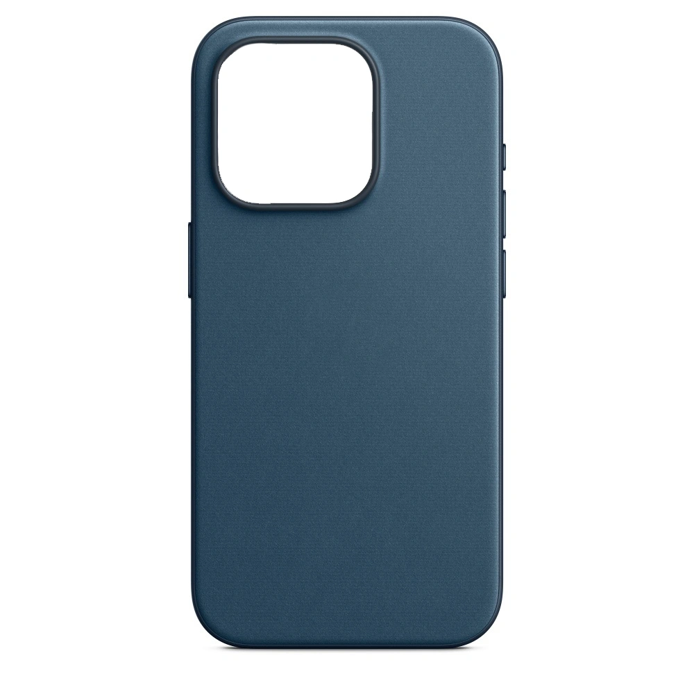 Накладка FineWoven Case with MagSafe для iPhone 15, Pacific Blue. Фото 1