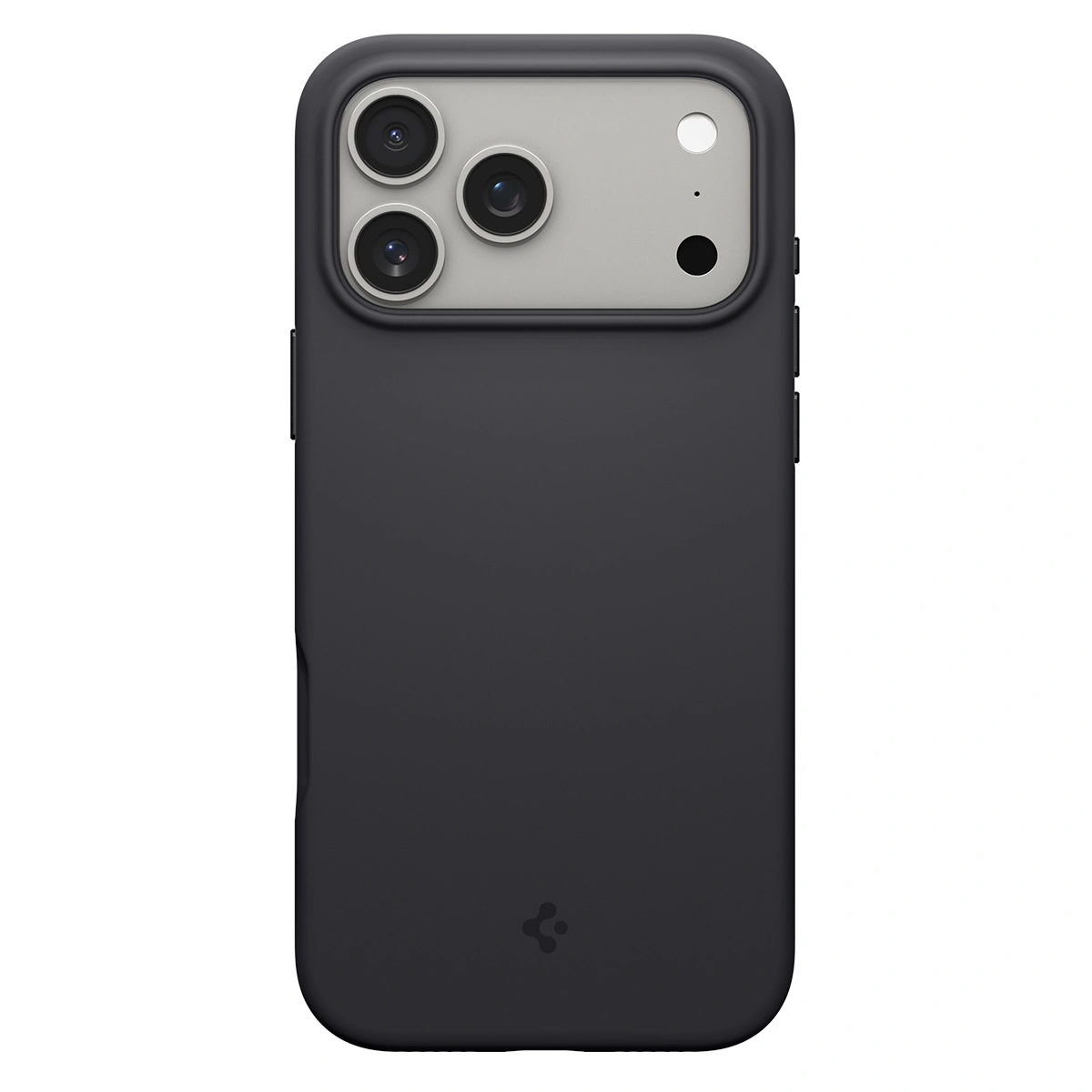 Накладка Spigen Silicone Fit (MagSafe) для iPhone 17 Pro Max, Чёрная матовая (ACS10270). Фото 2