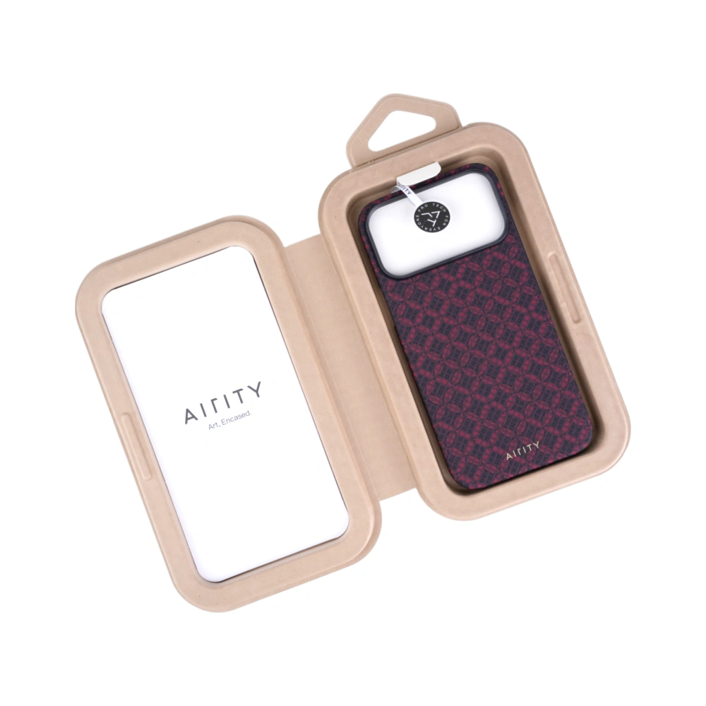 Накладка AIRITY для iPhone 18 Pro Dragon Armor Series (MagSafe), Burgundy (ЦБ-00003022). Фото 4