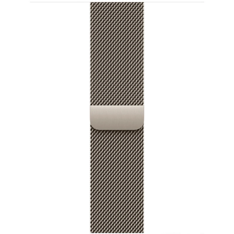 Apple Watch Series 10, 42 мм, Natural Titanium, Миланская петля "Natural" (MWXF3). Фото 3