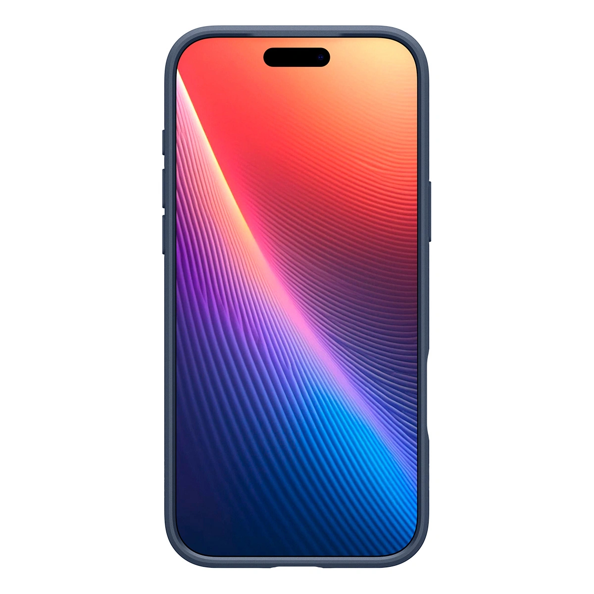 Накладка Spigen Liquid Air для iPhone 17 Pro, Тёмно-синяя (ACS10332). Фото 4