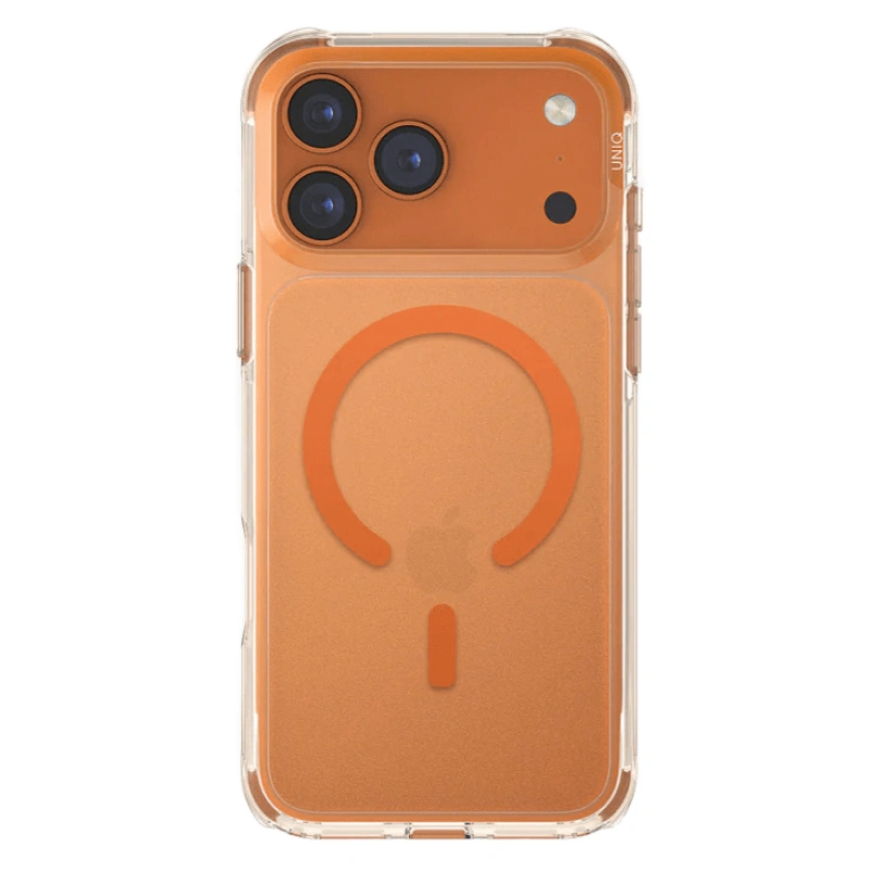 Накладка Uniq для iPhone 17 Pro LifePro Xtreme (AF) MagSafe, Морозно-оранжевый (IP6.3P(2025)-LXAFMFCLRVO). Фото 2