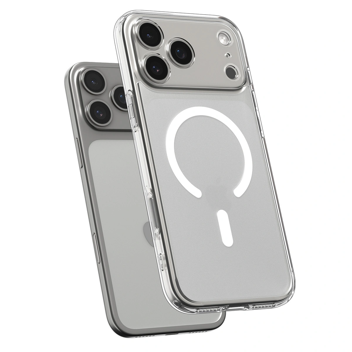 Накладка Spigen Liquid Crystal (MagSafe) для iPhone 17 Pro Max, Прозрачно-белая (ACS10286). Фото 5