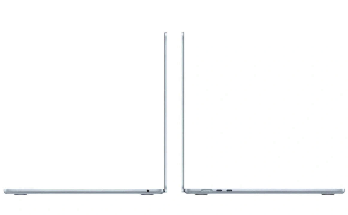 Apple MacBook Air 15" 2026 1Тб Небесно-голубой (MDVU4) (M5, 10-ядер CPU/10-ядер GPU, 24Гб, 1Тб SSD). Фото 6