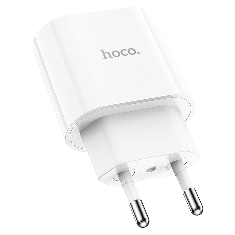 Сетевое зарядное устройство Hoco C94A Metro single port PD20W, Белое. Фото 5