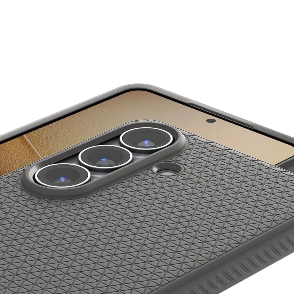 Накладка Spigen Liquid Air для Samsung Galaxy S26, Мраморно-серая (ACS11217). Фото 4