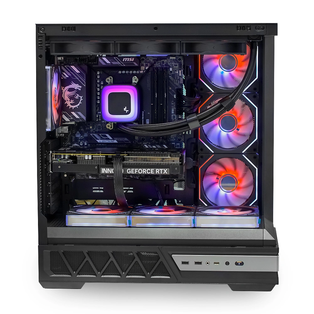 Системный блок CORE X (Q700 Ryzen 5 7500F, 32Gb DDR5, RTX5060 Ti, SSD 1Tb M.2, MSI B850, 750Вт). Фото 3