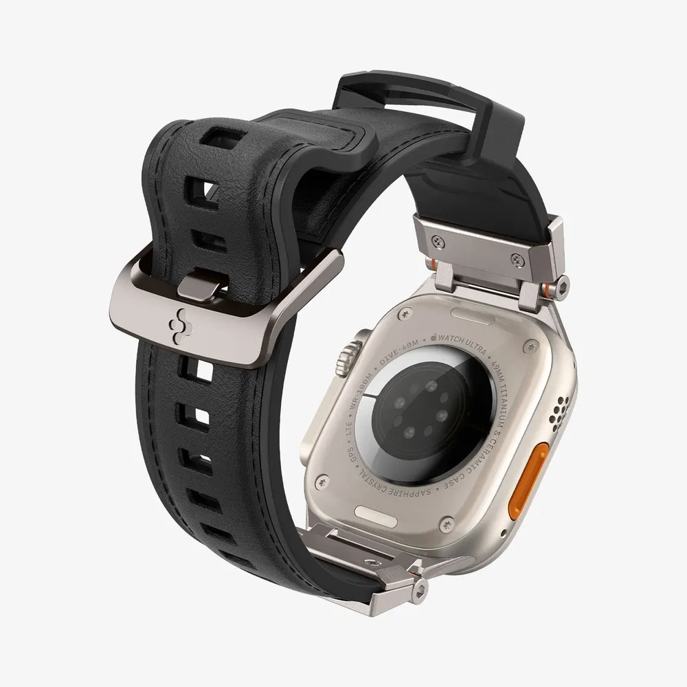 Ремешок Spigen Durapro Armor для Apple Watch 44/45/46/49мм, Чёрный (AMP07591). Фото 3