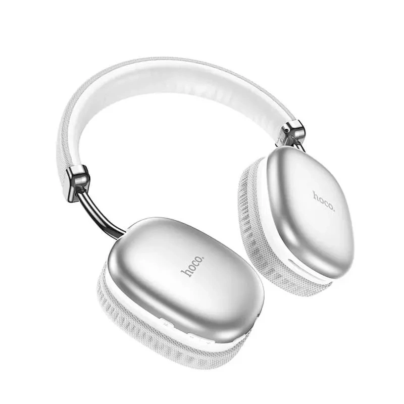 Беспроводные наушники Hoco W35 Air Light, Серебристые. Фото 2