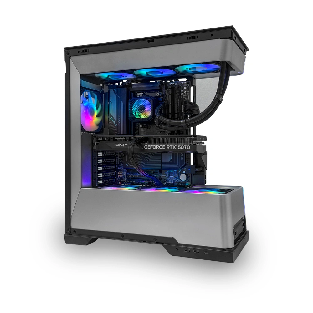 Системный блок CORE PRO (Enthoo Evolv S2 Ryzen 7 7800X3D, 32Gb DDR5, RTX5070, SSD 1Tb M.2, Gigabyte B850, 850Вт). Фото 1