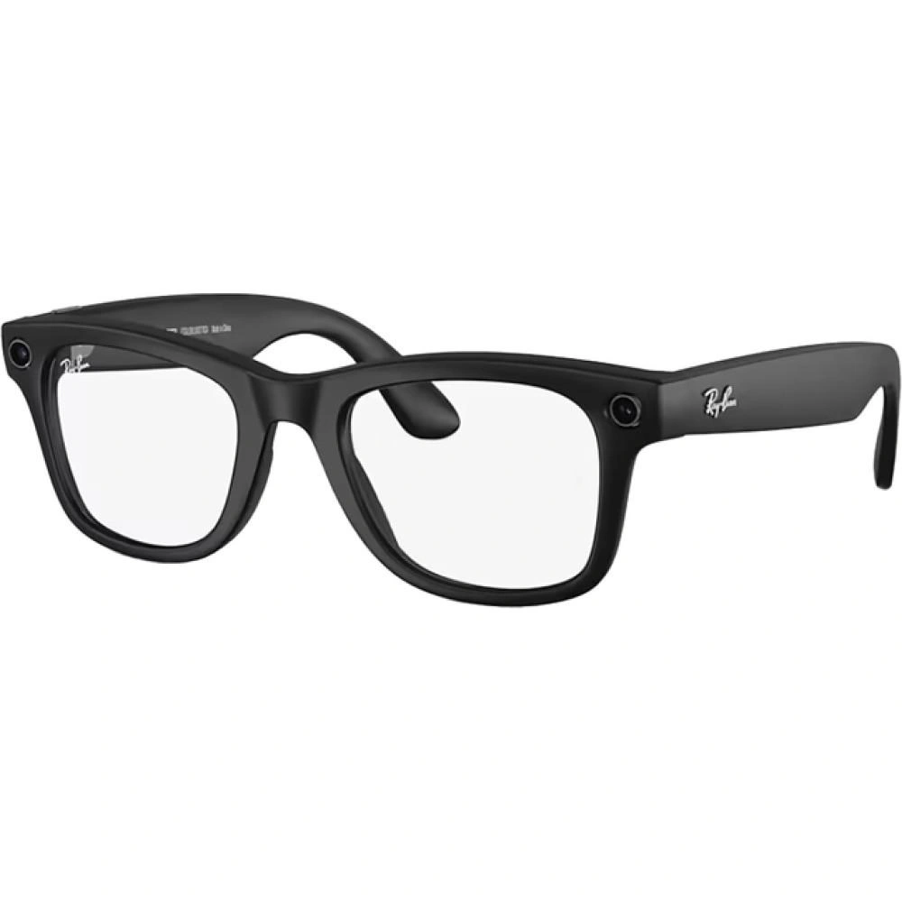 Умные очки Ray Ban Wayfarer RW4006 Матовый чёрный/Графитово-зеленый фотохром M 150-50mm (601/ST350). Фото 1