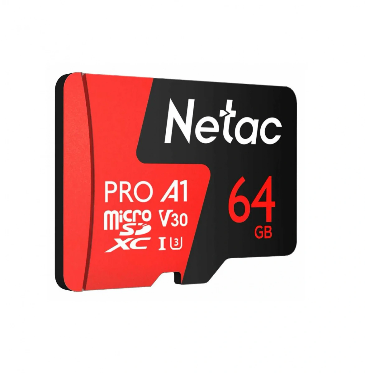 Карта памяти Netac 64GB MicroSDXC Extreme Pro Class 10 100мб/с. (P500). Фото 1