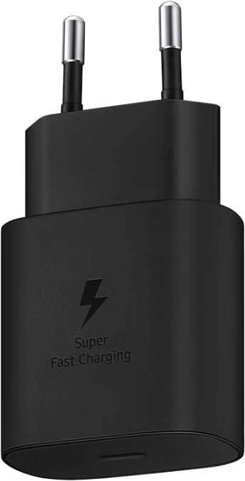 Сетевое зарядное устройство Samsung USB-C 25W, Type-C Cable, Чёрное (EP-TA800XBEGWW). Фото 5