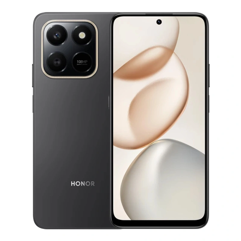 Смартфон Honor X7d 8/128Гб Вельветовый чёрный (LGN-LX1). Фото 1