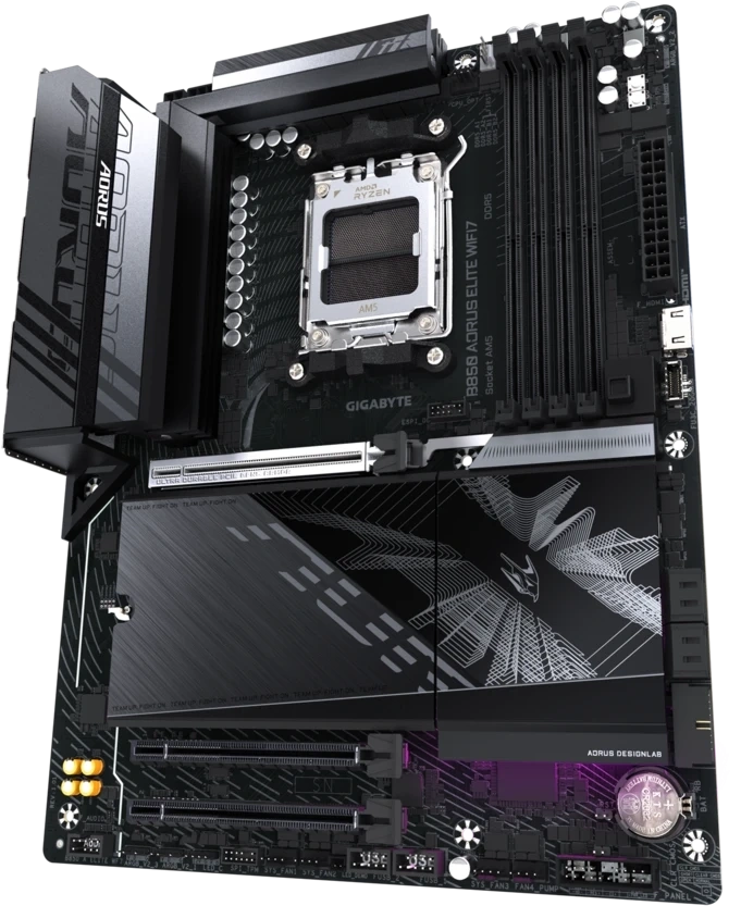 Материнская плата Gigabyte B850 AORUS ELITE WIFI7. Фото 3