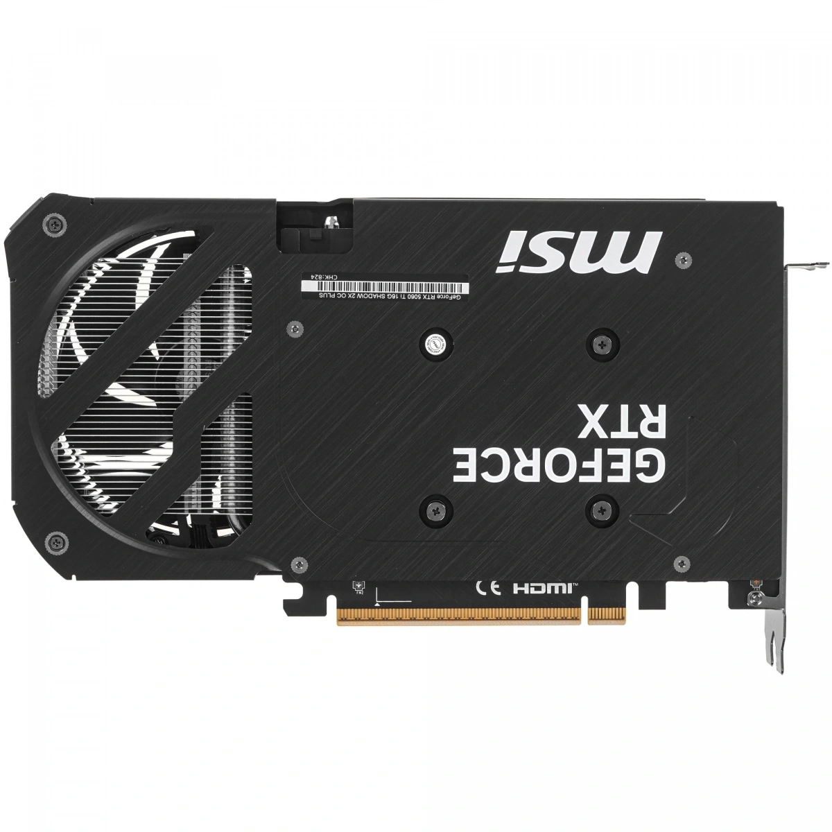 Видеокарта MSI GeForce RTX 5060 Ti SHADOW 2X OC PLUS 16Гб GDDR7 128 bit PCIe 5.0. Фото 3