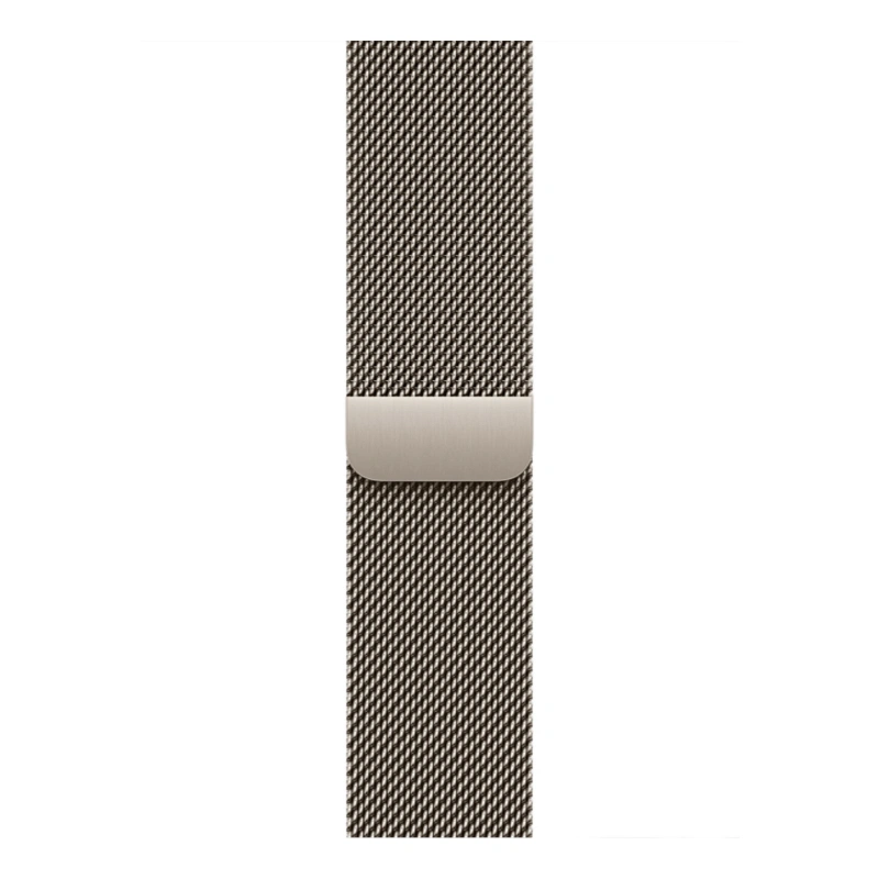 Apple Watch Series 11 GPS + Cellular, 42 мм, Natural Titanium, Миланская петля "Natural" (MF8P4). Фото 3