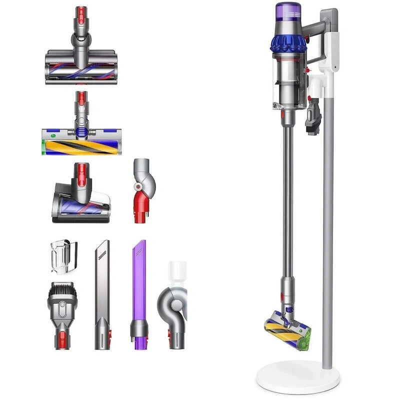 Беспроводной пылесос Dyson V15 Detect PLUS, Silver/Blue/Nickel (SV22). Фото 1