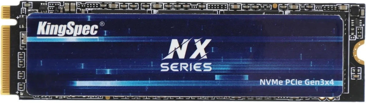 SSD накопитель KINGSPEC NX-512 512ГБ, M.2 2280, PCIe 3.0 x4, NVMe, M.2. Фото 1