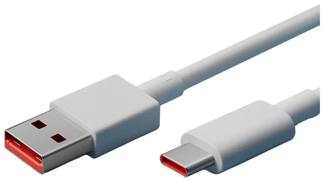Кабель XiaoMi 6A USB to Type-C Fast Charging 1м, Белый. Фото 2