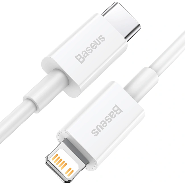 Кабель Baseus Superior Series Fast Charging Data Cable Type-C to iP PD 20Вт 2м, Белый (CATLYS-C02). Фото 2