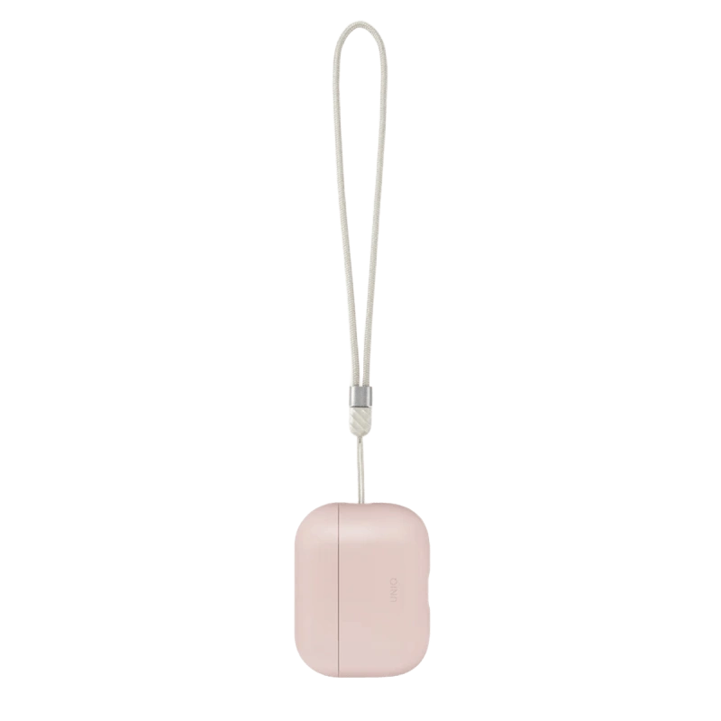 Чехол Uniq для наушников AirPods Pro 3 LINO Liquid silicone with handstrap, Розовый (AIRPODSPRO3-LINOBLPINK). Фото 5