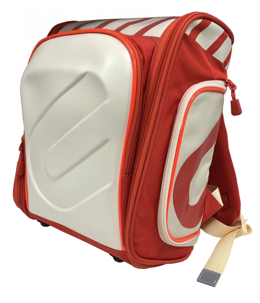 Рюкзак школьный UBOT Full-open Suspension Spine Protection Schoolbag 18L (268x215x330), Бежевый/оранжевый (UBO21). Фото 1