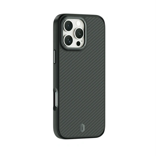 Накладка Wiwu для iPhone 16 Defense Ultra Kevlar, Black (DCC-205). Фото 2