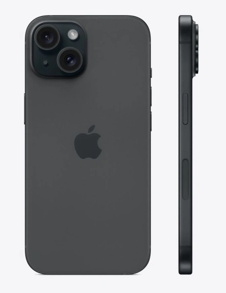 Смартфон Apple iPhone 15 256Gb Чёрный (eSIM+SIM) (Без RuStore). Фото 2