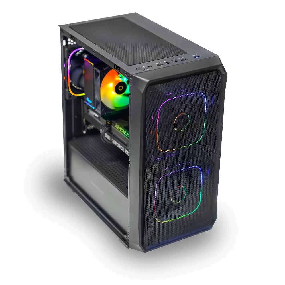 Системный блок CORE S (SM06 Intel Core i3-12100, 16Gb DDR4, RTX5060, SSD 512Gb M.2, GIGABYTE H610M-K, 550Вт). Фото 4