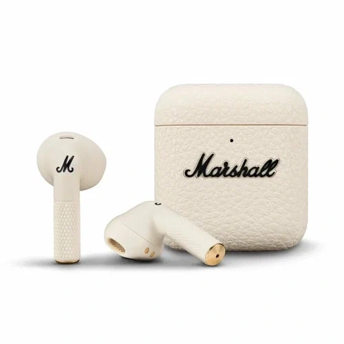 Беспроводные наушники Marshall Minor IV, Кремовые. Фото 1