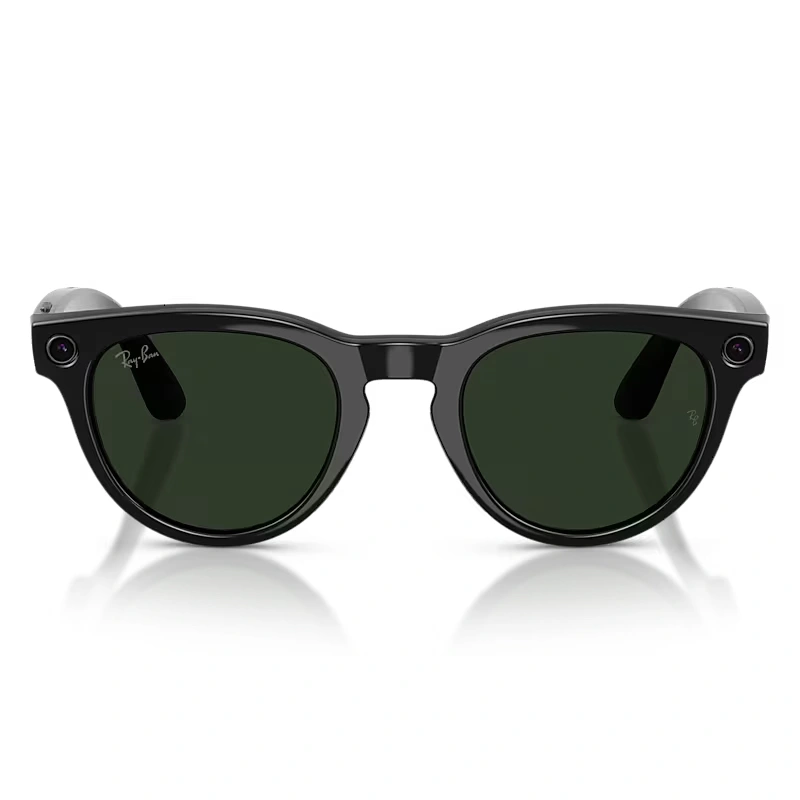 Умные очки Ray Ban Headliner (Gen 2) RW4013 Глянцевый чёрный/Серо-зелёный фотохром M 150-50 (601/1M50). Фото 4