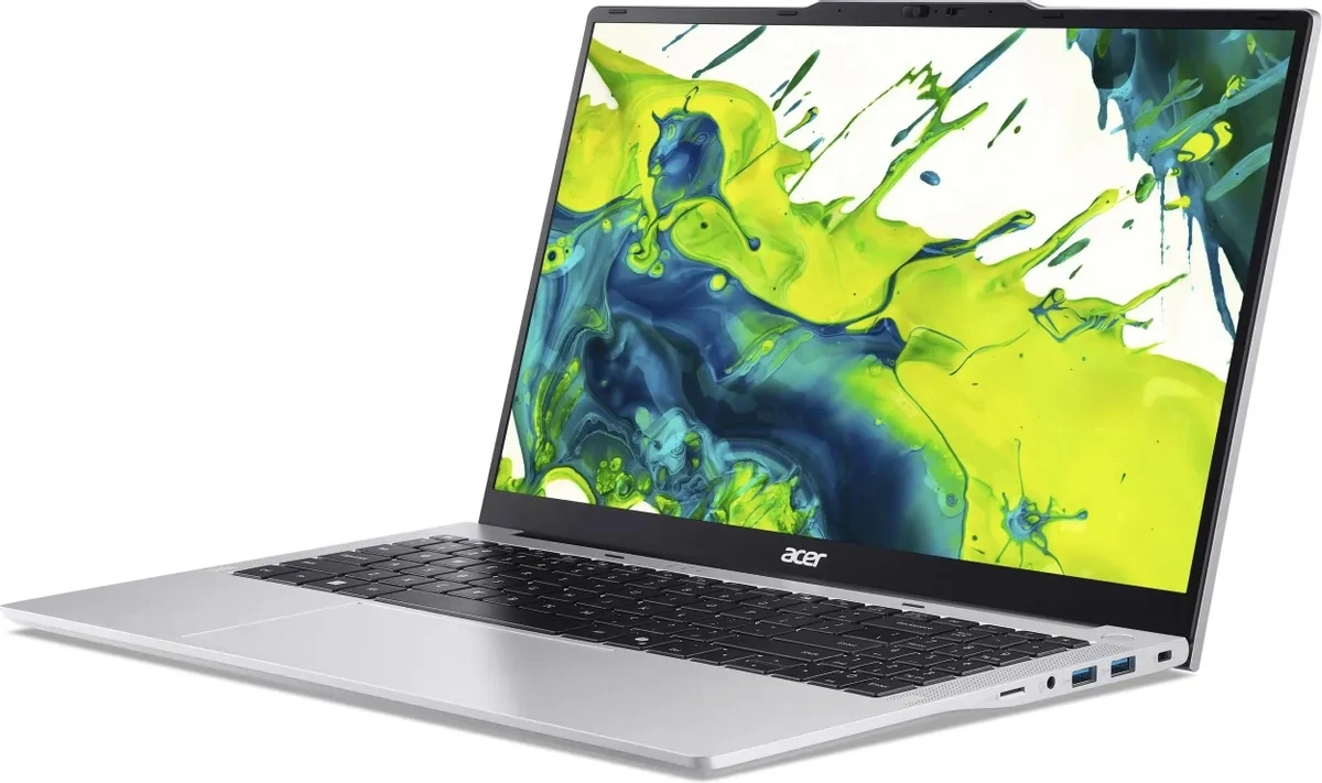 Ноутбук Acer Aspire Lite, Серебристый (AL15-72P-541W) (15.6", Intel Core i5 13420H, 16 Гб, 512 Гб SSD, Intel Iris Xe Graphics, noOS) NX.D5HEX.007. Фото 3