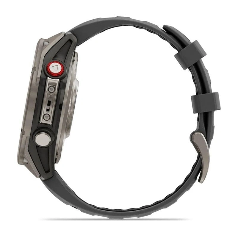 Умные часы Garmin Fenix 8 Pro 51mm, Amoled/Sapphire, Titanium wiht Graphite/Black Silicone Black (010-03199-11). Фото 6