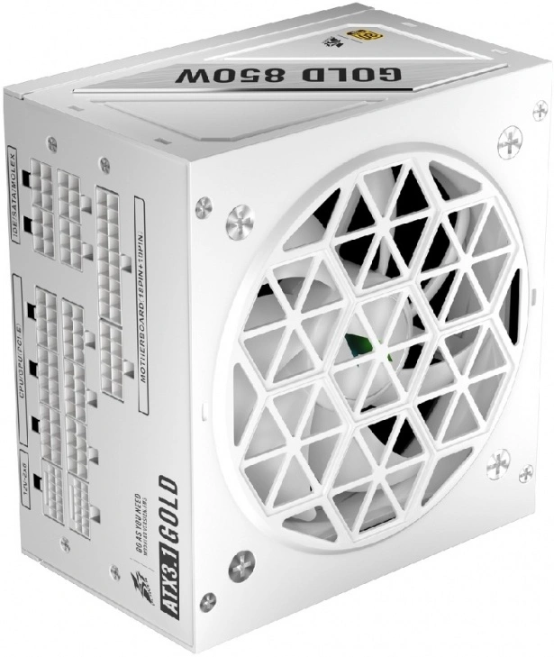 Блок питания 1STPLAYER NGDP GOLD 850W, Белый (HA-850BA4-WH). Фото 6
