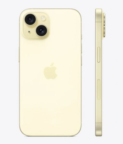 Смартфон Apple iPhone 15 128Гб Жёлтый (eSIM+SIM) (Без RuStore). Фото 2