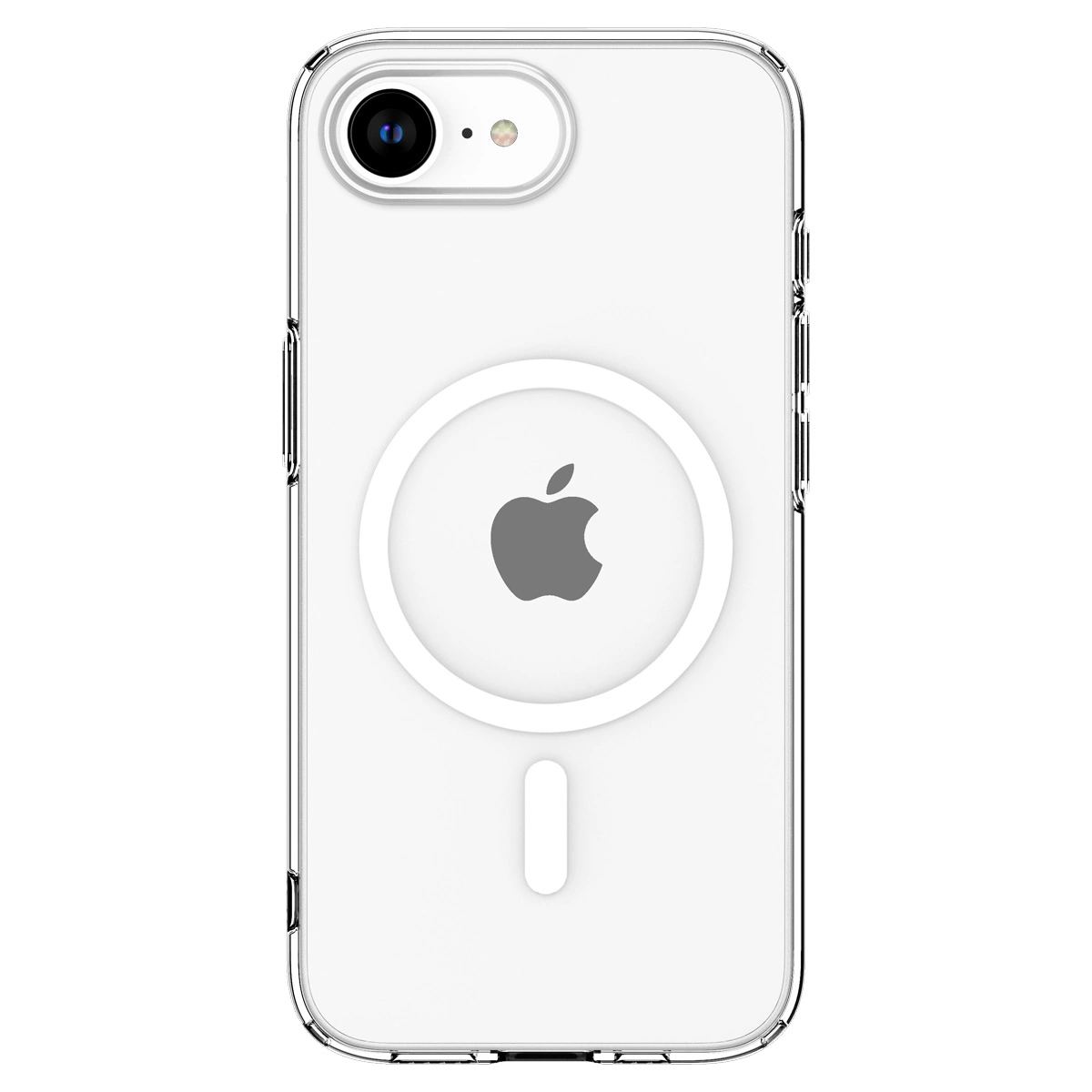 Накладка Spigen Liquid Crystal MagSafe для Phone 17e / 16e, Clear White (ACS09150). Фото 2