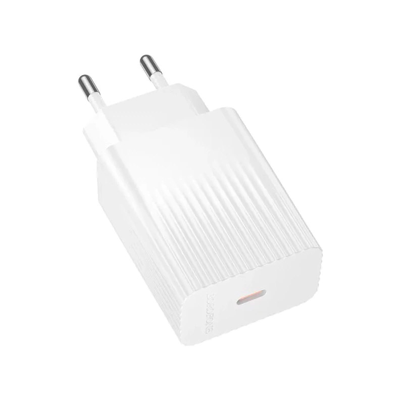 Сетевое зарядное устройство Borofone BAS75A USB-C 30Вт, Белое. Фото 3
