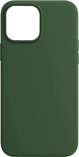 Накладка Silicone Case для iPhone 15, Тёмно-зелёная. Фото 1