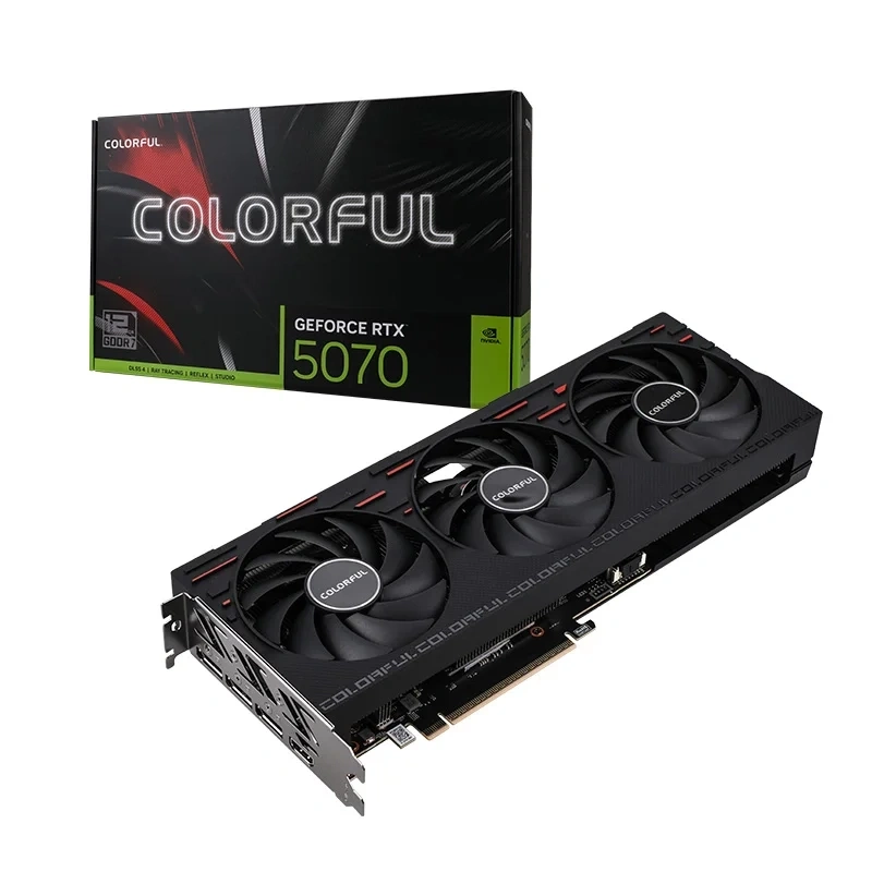Видеокарта ColorFul GeForce RTX 5070 Gaming 3X 12GB GDDR7 192 bit PCIe 5.0. Фото 5