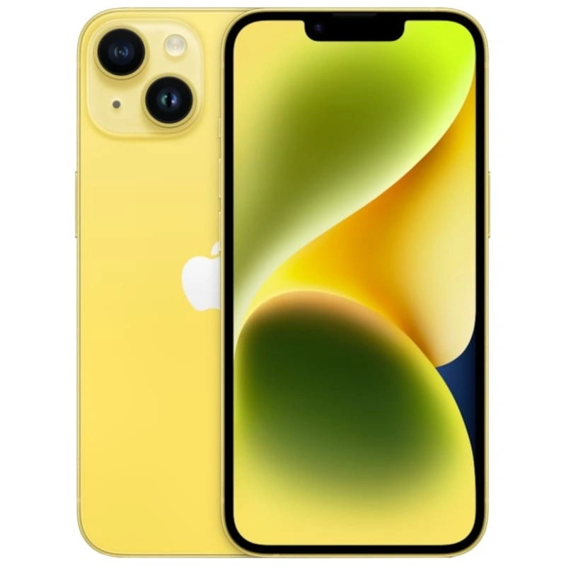 Смартфон Apple iPhone 14 256Гб Жёлтый (eSIM) (Без RuStore). Фото 1