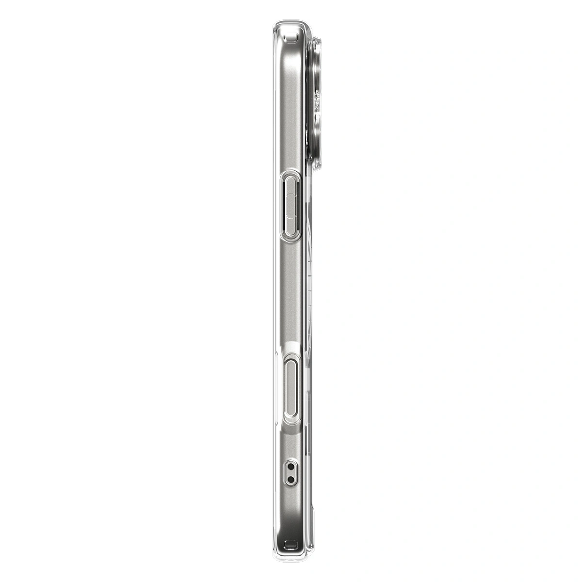 Накладка Spigen Ultra Hybrid MagSafe для iPhone 17 Pro, Прозрачно-белая (ACS10346). Фото 4