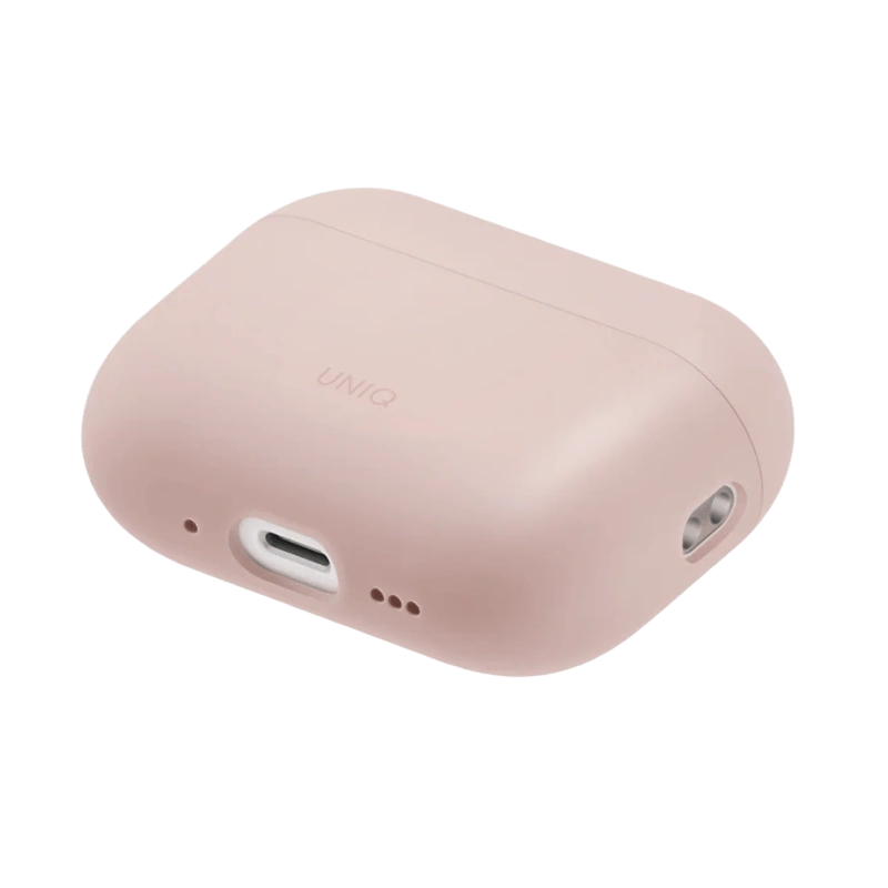 Чехол Uniq для наушников AirPods Pro 3 LINO Liquid silicone with handstrap, Розовый (AIRPODSPRO3-LINOBLPINK). Фото 3