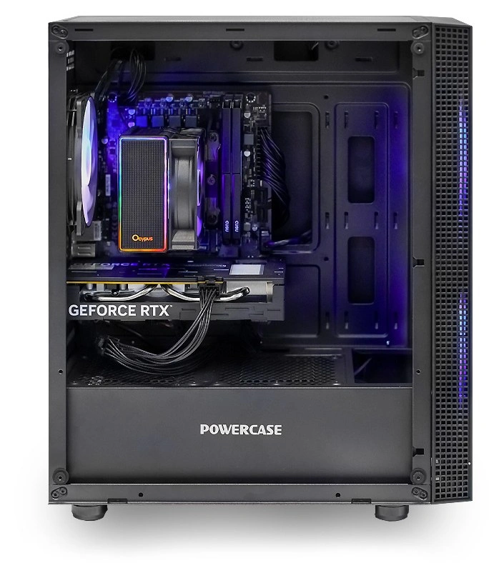 Системный блок CORE S (EM18 Intel Core i3-12100, 16Gb DDR4, RTX5060, SSD 512Gb M.2, MSI H610M K, 550Вт). Фото 2