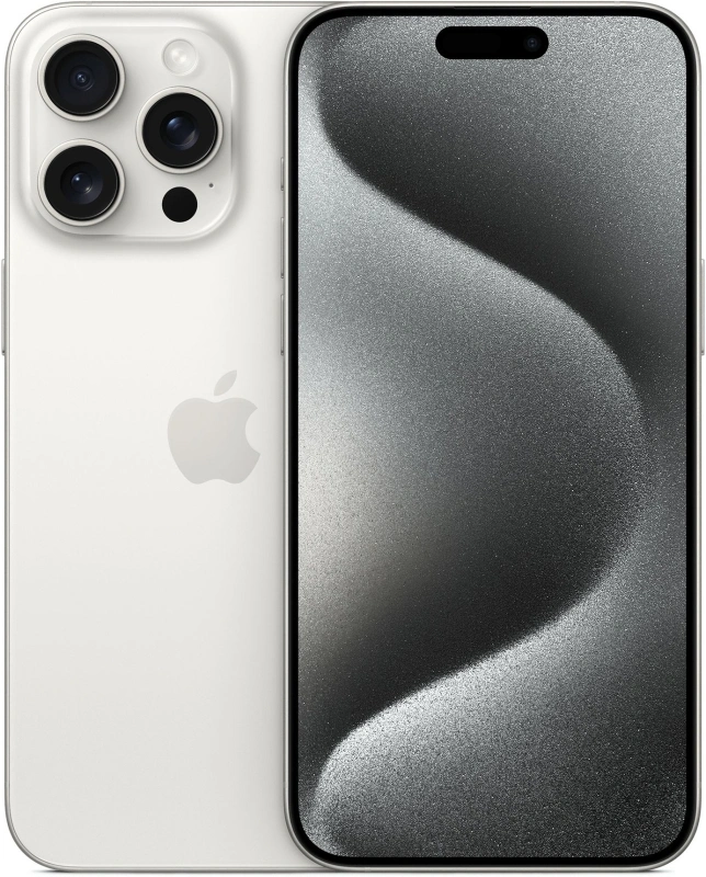 Смартфон Apple iPhone 15 Pro 128Gb Белый титан (2SIM) (Уцененный товар). Фото 1