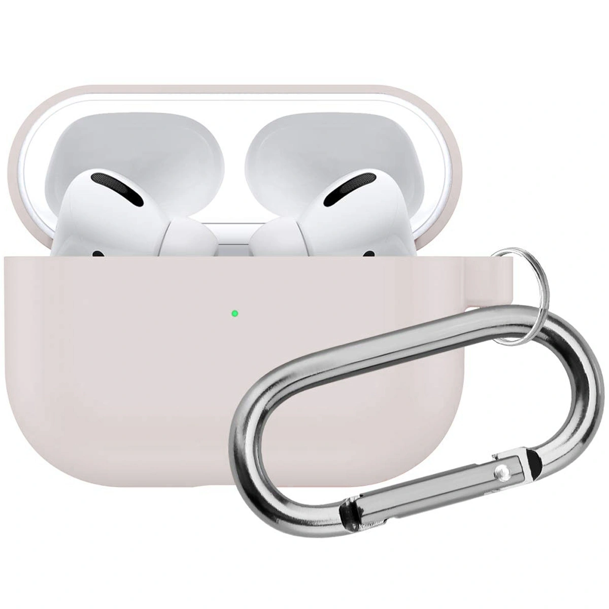 Чехол Silicone Case для наушников AirPods Pro 2, Pink Sand. Фото 1
