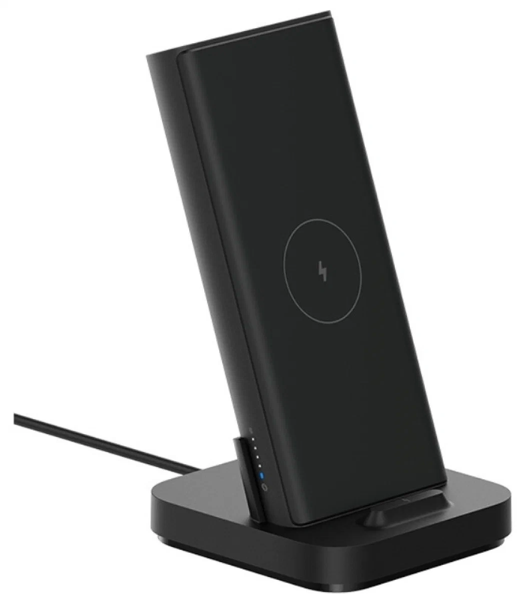 Внешний аккумулятор с беспроводной зарядкой XiaoMi Mi Wireless Power Bank 30W 10000 mAh WPB25ZM, Чёрный. Фото 1
