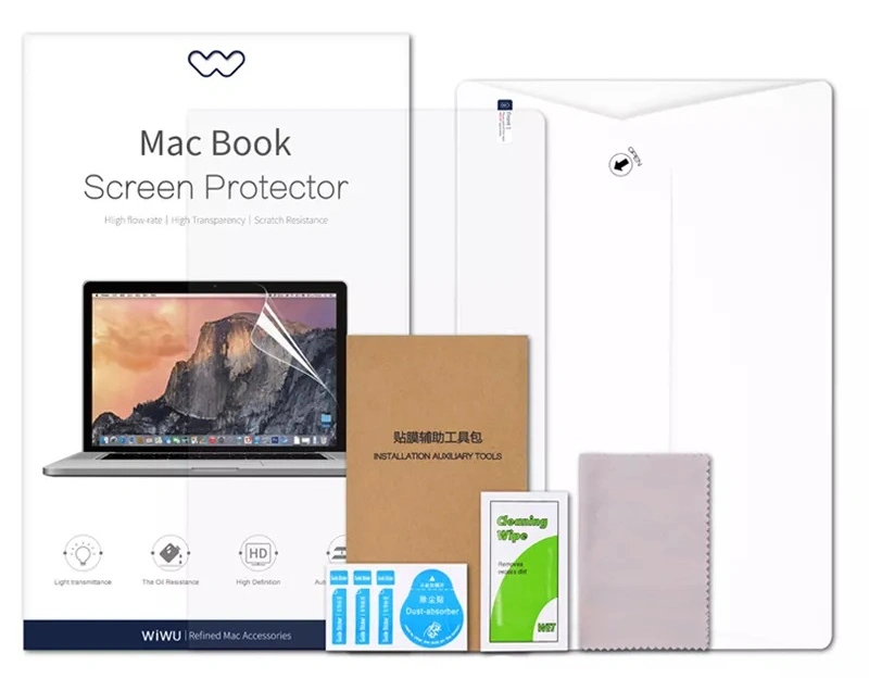 Защитная плёнка Wiwu для Apple Macbook Air 13.6 (2022), Прозрачная. Фото 1